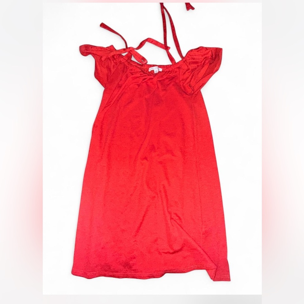 Green Envelope Vibrant Red Dress size medium